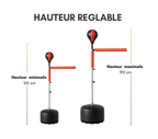Punching - ball 3 - en - 1 Ajustable 165 - 190 cm – Avec bras - Strikearm - Strikecorner
