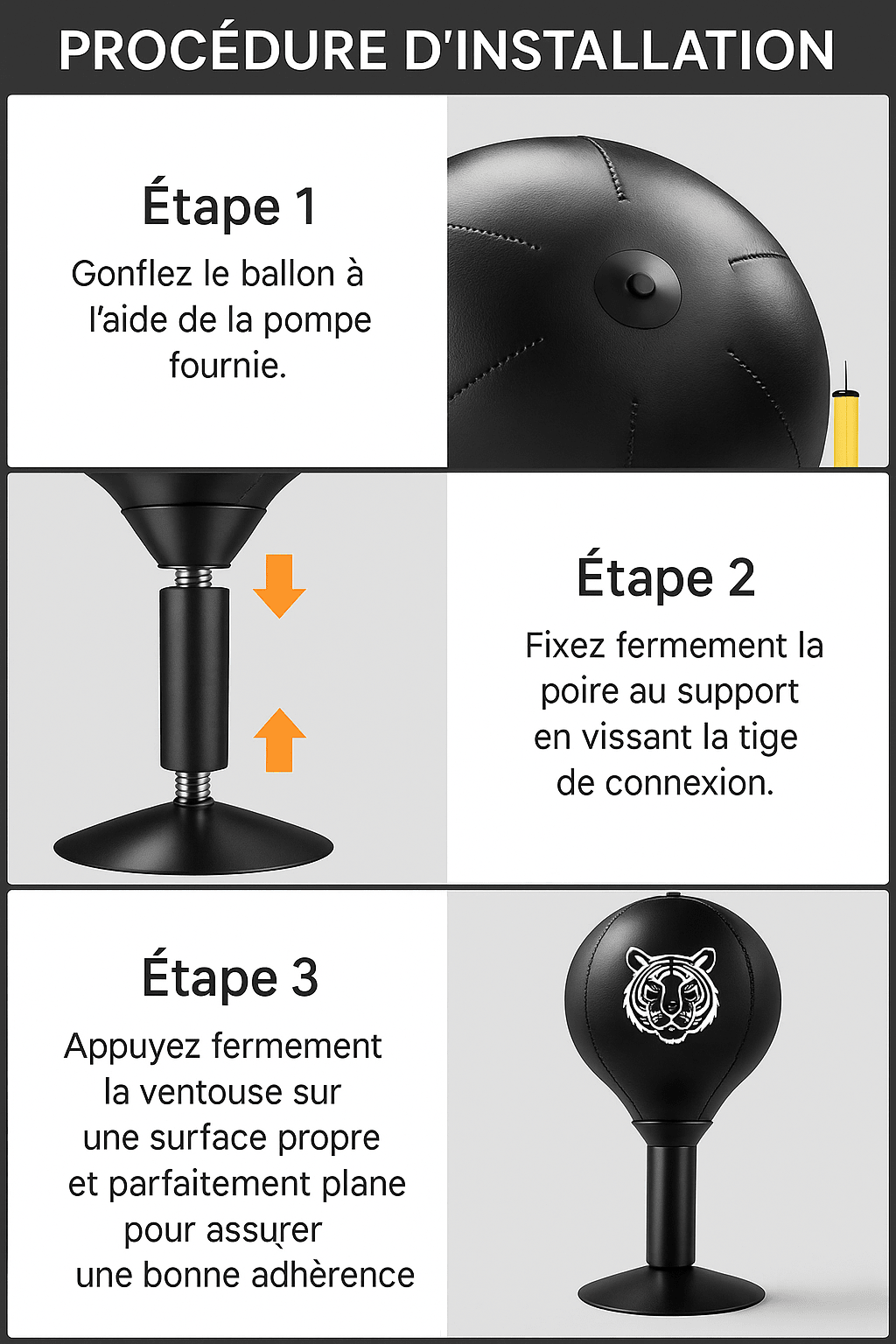 Punching - ball de bureau 30 cm – Strike Desk - Strikecorner