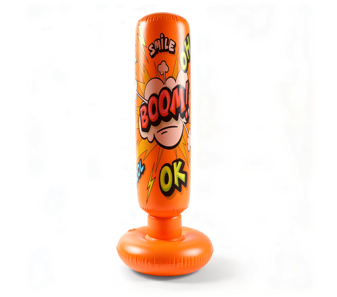 Punching - ball Enfant Gonflable à Base Large – 120 cm - Strikecorner