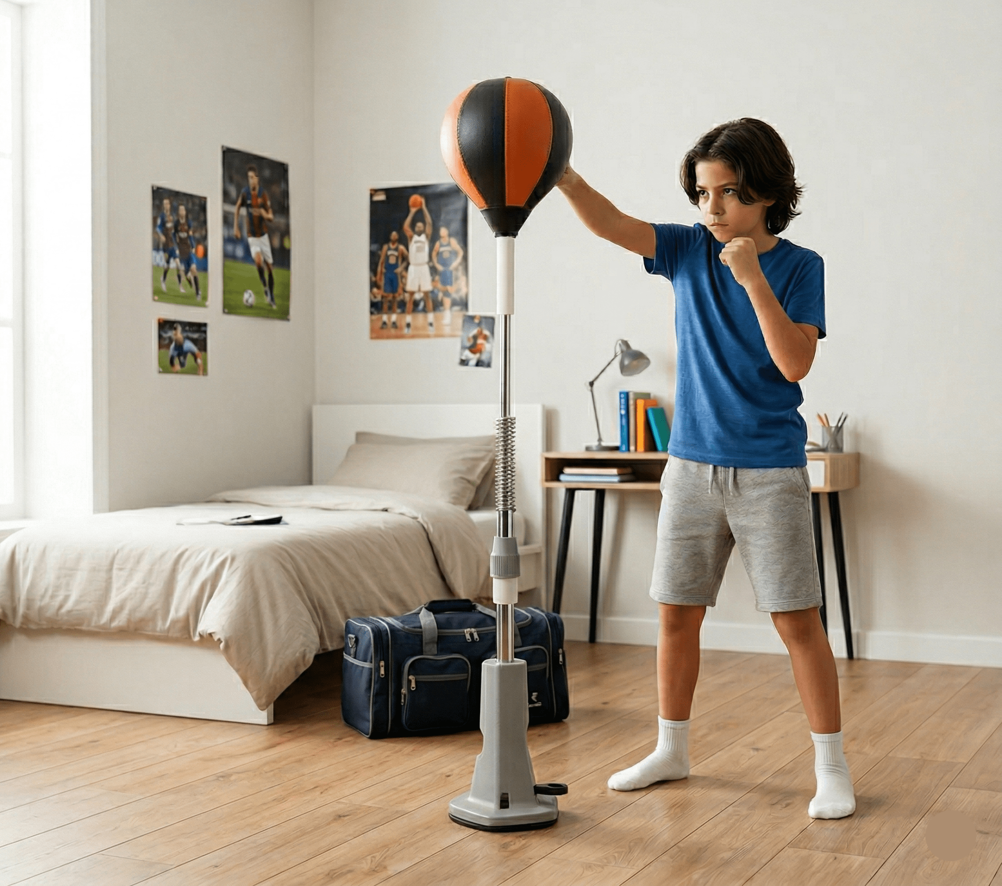 Punching Ball Réglable à Ventouse ZENPUNCH – Enfant & Adulte – Dès 9 ans et + - Strikecorner